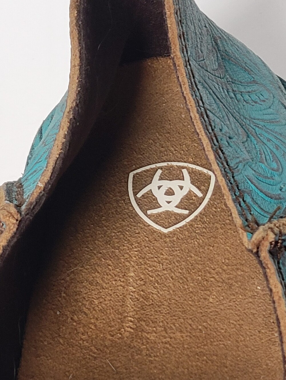 Ariat Womens Cruiser In Brushed Turq Floral Emboss - Picture 3 of 8
